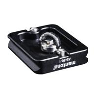 Mantona AS-50-1 Snelwisselplaat Schroefdraad (buiten)=1/4 - thumbnail