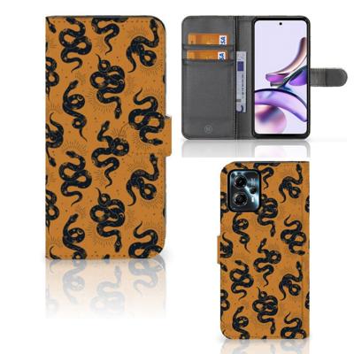 Telefoonhoesje | Met pasjeshouder | voor Motorola Moto G13 | G23 Snakes Telefoonhoesje | Met pasjeshouder | voor Motorola Moto G13 | G23 Snakes