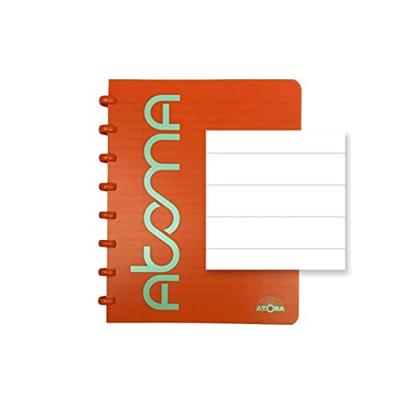 Atoma Sorbet schrift, ft A5, 144 bladzijden, gelijnd, rood