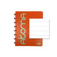Atoma Sorbet schrift, ft A5, 144 bladzijden, gelijnd, rood - thumbnail