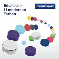 magnetoplan Magneet (Ø x h) 34 mm x 12.5 mm Rond Wit 10 stuk(s) 1665000 - thumbnail