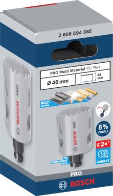 Bosch Accessoires PRO Multi Material PC Plus gatzaag | 46 mm - 2608594385 Bosch Accessoires PRO Multi Material PC Plus gatzaag | 46 mm - 2608594385
