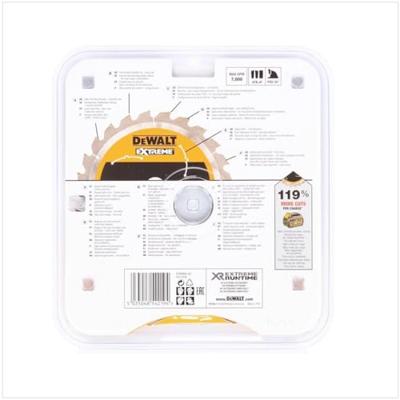 DeWALT Cirkelzaagblad voor Hout | Extreme Runtime | Ø 190mm Asgat 30mm 24T - DT99562-QZ