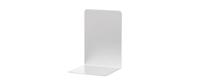 Boekensteun maul 12x12x17.5cm aluminium zilver | 12 stuks - thumbnail