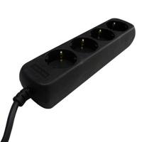 VB Stekkerdoos TCD 4V +RA 3.0 meter 3x1.5mm² zwart - thumbnail