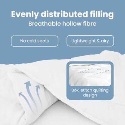 VidaXL 2-in-1 dekbed wit 140 x 200 cm polyester