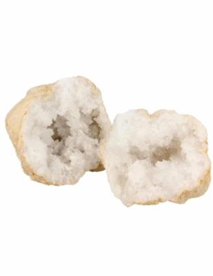 Eén paar Geodes van Bergkristal (Model 18) Eén paar Geodes van Bergkristal (Model 18)