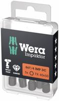 Wera 867/4 Impaktor DC TORX® Bit TX40 x 50mm VE=5 - 05057667001 - thumbnail