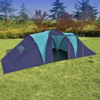 Tent 9-persoons donkerblauw en blauw - thumbnail