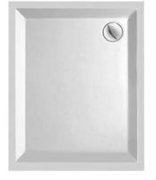 Douchebak Kwadrant Acryl wit 100x80cm rechthoek 4.5 cm hoog - thumbnail