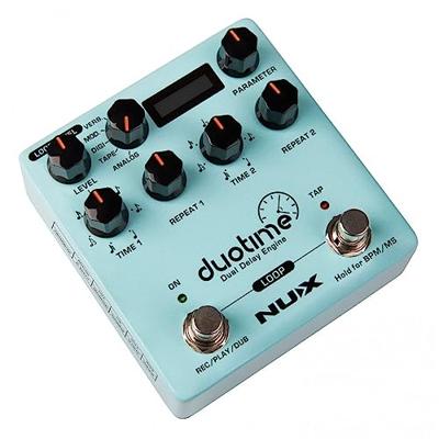 NUX NDD-6 Duotime dual delay gitaar effectpedaal NUX NDD-6 Duotime dual delay gitaar effectpedaal