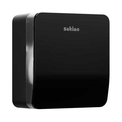 Toiletpapierdispenser Satino JT1 Hyginity jumbo S zwart 333405