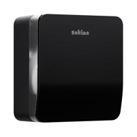 Toiletpapierdispenser Satino JT1 Hyginity jumbo S zwart 333405 - thumbnail