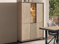 Barkast TRAVIRIS 5 deuren castella met led - thumbnail