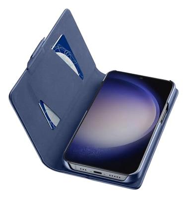 Cellularline BOOK3GALS24B Booklet Samsung Samsung Galaxy S24 Blauw Met standfunctie