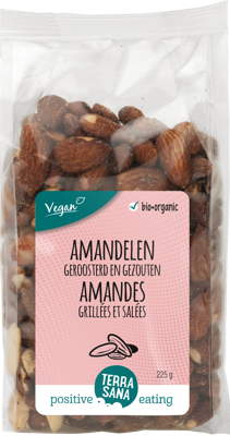 Terrasana Terrasana Amandelen Geroosterd Bio (225g)