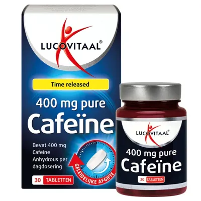 Lucovitaal Cafeïne 400mg Pure 30Tabletten