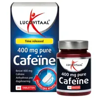 Lucovitaal Cafeïne 400mg Pure 30Tabletten - thumbnail