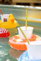 Opblaasbare Bekerhouder Sinaasappel - thumbnail