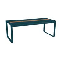 Fermob Bellevie tuintafel met opslagruimte 196x90 cm Acapulco Blue - thumbnail