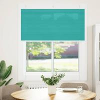 Pliss rolgordijn 115x100cm stofbreedte 114,4cm petrol groen - thumbnail
