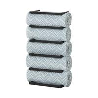 Handdoekrek Sealskin Carré 24x48x12cm Mat Zwart - thumbnail