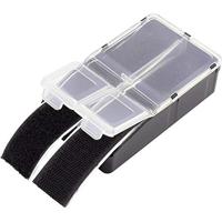 TRU COMPONENTS 98001c422 Klittenband strips Om te bundelen (l x b) 90 mm x 28 mm Zwart 10 stuk(s) - thumbnail