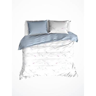 De Witte Lietaer Dekbedovertrek Katoen Satijn Ave - Tweepersoons - 200 x 200/220 cm - Wit