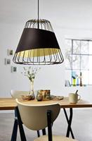 Eglo Design draadhanglampAustell 43cm zwart met goud - 49509 - thumbnail