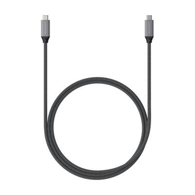 SATECHI USB4 Naar USB-C Kabel Voor USB Type-C Apparaten - 30 inch / 80cm - Voor M2/ M1 Macbook Pro/Air, M2/ M1 iPad Pro/Air, M2 Mac Mini, iMac M1 En Meer