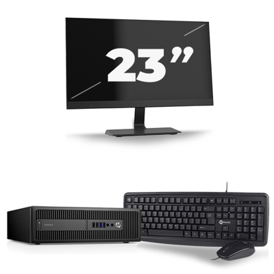 HP ProDesk 600 G3 USFF - Intel Core i5-7e Generatie - 8GB RAM - 256GB SSD - Windows 11 + 1x 23 inch Monitor HP ProDesk 600 G3 USFF - Intel Core i5-7e Generatie - 8GB RAM - 256GB SSD - Windows 11 + 1x 23 inch Monitor