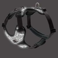 HUNTER Hondentuig Divo Reflect, zwart, Maat: L-XL - thumbnail