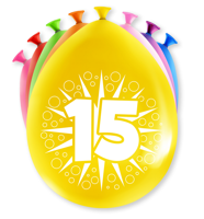 Paperdreams Happy party ballon - 15 jaar - thumbnail