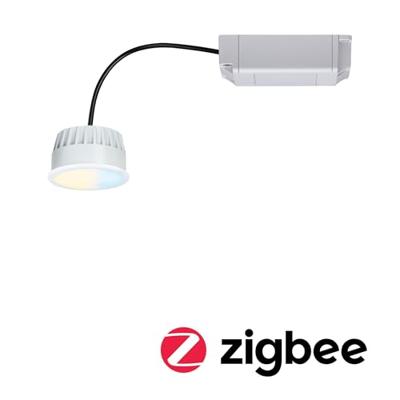 Paulmann LED Coin ZigBee LED-inbouwlamp voor badkamer Energielabel: G (A - G) LED Satijn Paulmann LED Coin ZigBee LED-inbouwlamp voor badkamer Energielabel: G (A - G) LED Satijn