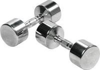 Dumbells Chrome 2 x 10 KG - thumbnail