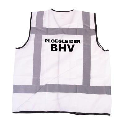 RWS veiligheidsvest ploegleider BHV wit - RWS veiligheidsvest ploegleider BHV wit RWS veiligheidsvest ploegleider BHV wit - RWS veiligheidsvest ploegleider BHV wit