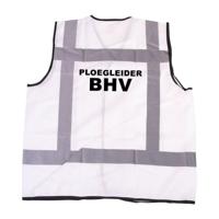 RWS veiligheidsvest ploegleider BHV wit - RWS veiligheidsvest ploegleider BHV wit - thumbnail