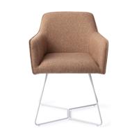 Jesper Home Eetkamerstoel 'Hofu' Beehive White, kleur French Toast - thumbnail