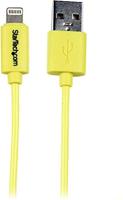 StarTech.com USB-kabel voor Apple Lightning naar USB, voor iPhone, iPod, iPad, 1 m, geel (USBLT1MYL) - thumbnail