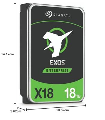 Seagate Enterprise Exos ST18000NM004J interne harde schijf 3.5 18000 GB SAS