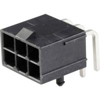 Molex 455580003 Male header, inbouw (standaard) Totaal aantal polen: 6 Rastermaat: 4.2 mm Inhoud: 1 stuk(s) Tray - thumbnail
