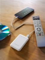 Intenso XS5000 Powerbank 5000 mAh LiPo USB-A, USB-C, Micro-USB Wit Statusweergave - thumbnail