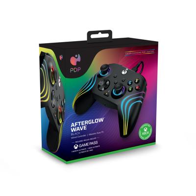 Gamepad - PDP - Afterglow Wave - Bedraad - Zwart - Aanpasbare LED-verlichting - thumbnail