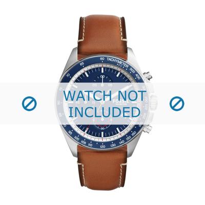 Horlogeband Fossil CH3039 Leder Cognac 22mm Horlogeband Fossil CH3039 Leder Cognac 22mm