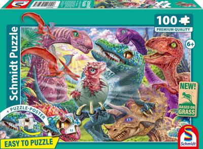 Puzzel - SCHMIDT SPIELE - Kleine Dino, Grote Avonturen - 100 stukjes - Vanaf 6 jaar
