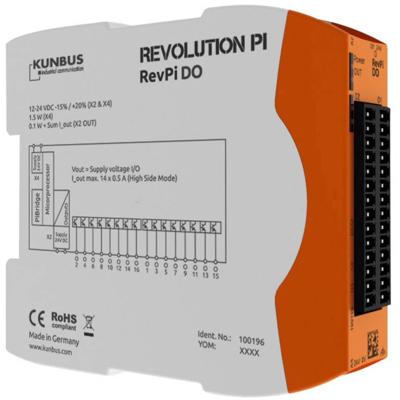 Revolution Pi by Kunbus RevPi DO PR100196 PLC-uitbreidingsmodule 24 V Revolution Pi by Kunbus RevPi DO PR100196 PLC-uitbreidingsmodule 24 V