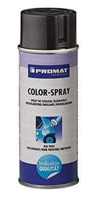Promat/Tecwerk Kleurspray | diepzwart | hoogglanzend | RAL 9005 | 400 ml | spuitbus - 4000354210 Promat/Tecwerk Kleurspray | diepzwart | hoogglanzend | RAL 9005 | 400 ml | spuitbus - 4000354210