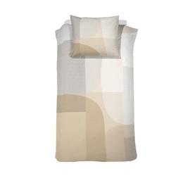 Damai dekbedovertrekset satijn 140 x 200/220 cm moore butter cream