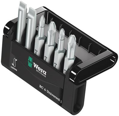 Wera Mini-Check, 50 mm 05056474001 Bitset 6-delig Plat, Kruiskop Phillips, Kruiskop Pozidriv Wera Mini-Check, 50 mm 05056474001 Bitset 6-delig Plat, Kruiskop Phillips, Kruiskop Pozidriv