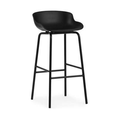 Normann Copenhagen Hyg barkruk H75 Black staal